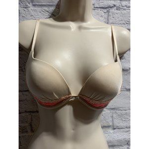Victoria’s Secret Nude Push Up Bra 32D #B1009